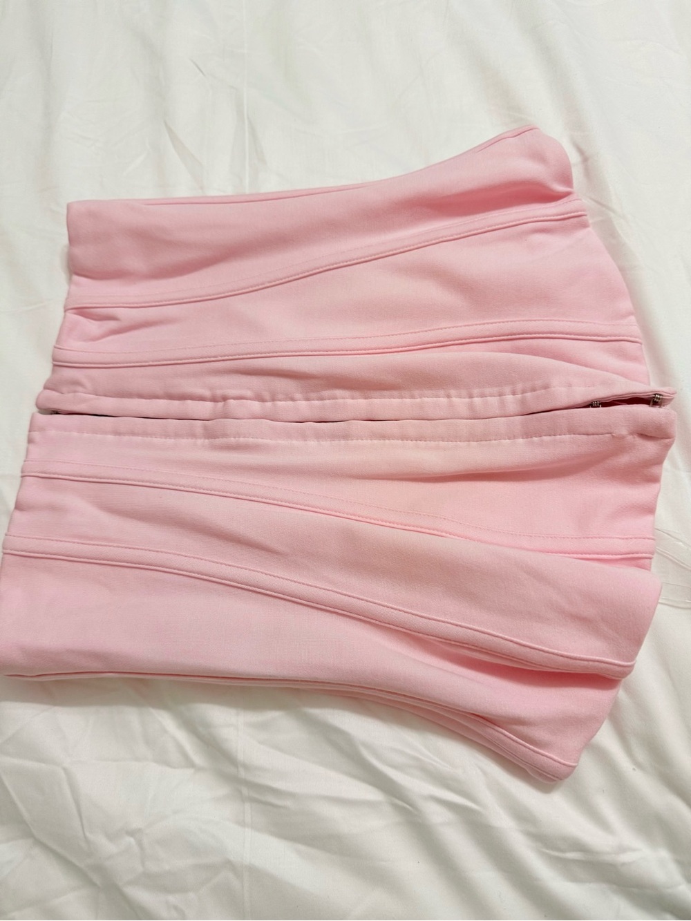 House of CB THE STRAPLESS Baby Pink Stretch Corset Top XS Regular Cup A-C NWOT - Picture 4 of 5